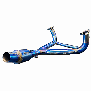 Escapamento Power Coletor FULL 2X1 TITANIO R1300GS 2023 2024 2025