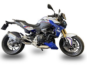 Escapamento Ponteira PW21 Inox + Link Inox BMW F900GS Power Escapamentos