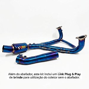 Power Escapamentos Coletor FULL 2X1 Inox R1300GS 2023 2024 2025 2026