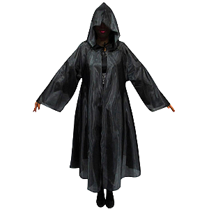 Fantasia Halloween Capa da Morte com Capuz Mago Pânico Infantil Festa Dia das Bruxas Noites do Terror Carnaval Zumbi