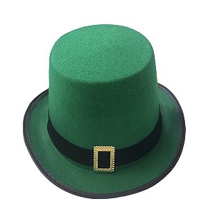 Chapéu Cartola Verde Saint Patrick´s Day Irish Leprechaun