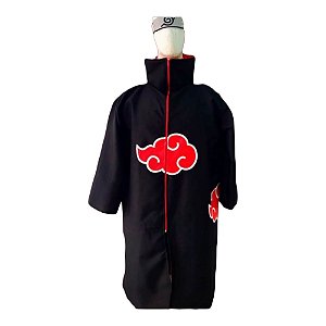 Capa Manto Akatsuki Naruto Cosplay Adulto Anime Capa Itachi Juvenil Halloween Carnaval