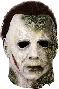 Máscara Michael Myers Latex com Peruca Filme Halloween 1978 Acessório Cosplay Fantasia Assassino Festa Dia das Bruxas Noites do Terror Sexta Feira 13