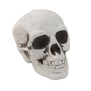 Enfeite de Decoração Halloween Esqueleto Caveira Crânio Pequeno Festa Dia das Bruxas Sexta Feira 13 Noites do Terror