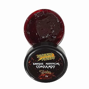 Sangue Artificial Coagulado Teatro Terror Machucado Fake Ferimento Zumbi Vampiro Enfermeiro Halloween Maquiagem Artística