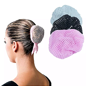 Rede para Coque Redinha de Cabelo Acessório Bailarina Dançarina Ballet Cozinha Estética Militar