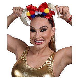 Tiara Xuxa Rainha dos Baixinhos Acessório Fantasia Festa Anos 90 Xou da Xuxa Paquita Anos 80 Retrô Carnaval Bloquinho