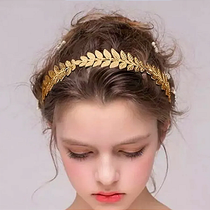 Coroa Tiara Deusa Grega Rainha da Grécia Ramo De Ouro Deus Grego Romano Festa Fantasia Acessorio Cosplay Carnaval Halloween
