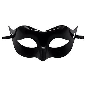 Máscara Veneziana Festa de Gala Baile de Máscaras Básica Lisa Feminina Acessório Cosplay Carnaval Halloween