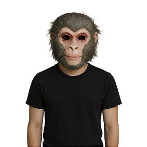 Máscara Planeta dos Macacos Homem Macaco Gorila Chimpanzé Cosplay Acessório Fantasia Festa Carnaval Bloquinho Halloween Dia das Bruxas Noites do Terror