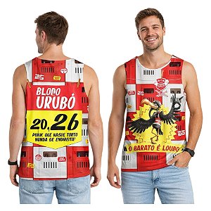 Abadó Bloco Urubó Camiseta Abadá Bloquinho de Carnaval Freguesia do Ó Ingresso Camiseta de Trio Mortalha Folião Camisa Regata do Bloco Kit Folia Bateria Carniceira