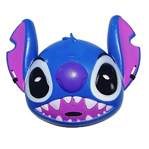 Máscara Lilo e Stitch Infantil de Plástico Alienígena Cachorro Festa de Aniversário Bloquinho Carnaval Presente Dia das Crianças