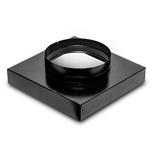 Adaptação para Chaminé 30,5cm x  Preto Texturizado