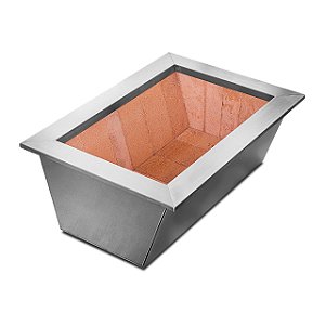 Braseiro Com Revestimento Térmico Duplo e Refratário em Aço Inox