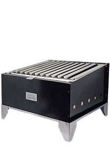 Churrasqueira Mini Parrilha Argentina Portátil Preto