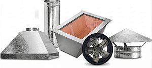 Kit Churrasqueira Completa em Galvanizado + Braseiro