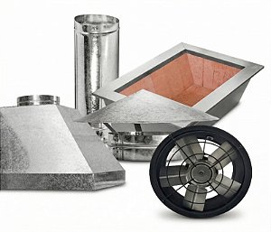 Kit Coifa Com Churrasqueira Braseiro