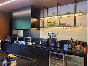 Coifa Modelo Box Para Churrasqueira e Área Goumet 100 x 60