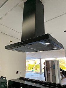 Coifa Para Cooktop Modelo Slim Preto