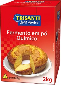 FERMENTO QUIMICO EM PO - TRISANTI FOOD SERVICE - 2KG