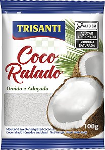 COCO RALADO UMIDO E ADOCADO - TRISANTI - 100G