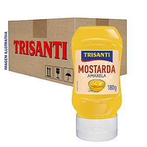 MOSTARDA - TRISANTI - 180G - ( CX 6 UNIDADES )