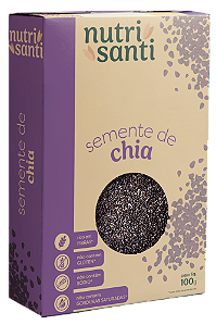 SEMENTE DE CHIA - NUTRISANTI - 100G