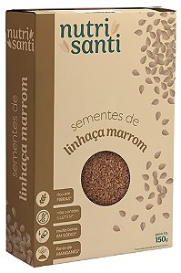 SEMENTE DE LINHACA MARROM - NUTRISANTI - 150G