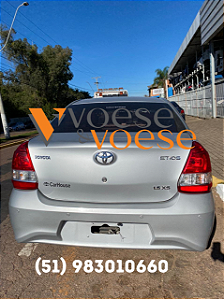 SUCATA TOYOTA ETIOS SEDAN XS 1.5 16V 107CV 2018 MANUAL