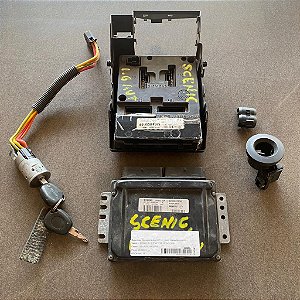 KIT CODE MÓDULO RENAULT SCENIC 1.6 16V 2004 AUTOMATICO