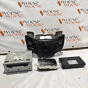 RÁDIO FORD FIESTA S 2014 ORIGINAL OBS ( FALTA MOLDURA SUPERIOR )