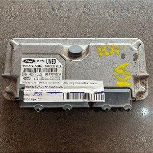 MÓDULO INJEÇÃO FORD KA 1.0 8V 2010 CODIGO FORD 9S5512A650GA