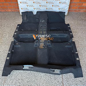 CARPETE ASSOALHO NISSAN KICKS 2020 COR PRETO