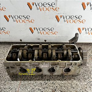 CABEÇOTE MOTOR RENAULT LOGAN SANDERO K7M 1.6 8V 2016 CODIGO RENAULT 7701468858 (ALTURA 113MM)