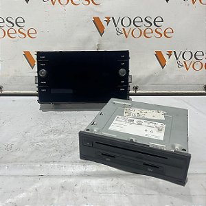 RÁDIO MULTIMIDIA VOLKSWAGEN POLO HIGHLINE 2020 ORIGINAL CODIGO 3Q0035864C