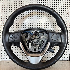 VOLANTE TOYOTA COROLLA XEI 2017 ORIGINAL ( POSSUI DESGASTE )