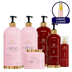 Kit's Hidract Profissional + Liso de Milhões + Sérum Finalizador Infusion [GRÁTIS]
