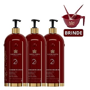 3 Alinhamento Capilar 1L - Liso de Milhões | AM Professional