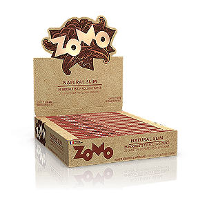 Seda Zomo Natural Slim Caixa com 25 Livretos