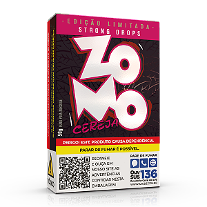 Fumo para Narguilé Zomo Strong Drops Cereja
