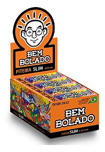 Piteira Bem Bolado Pop Slim Caixa com 24 livretos