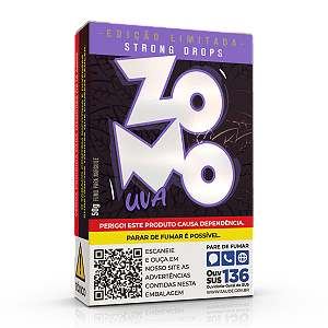 Fumo para Narguilé Zomo Strong Drops Uva