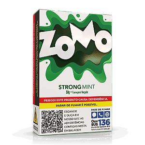 Fumo para Narguilé Zomo Strong Mint