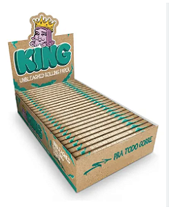 Seda King Marrom Unbleached Mini Size Regular Caixa com 25