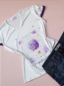 Blusa Balão de Flores