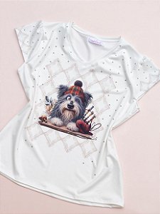 Blusa Cachorro Escocês