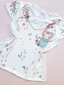 Blusa Gatinho Unicórnio