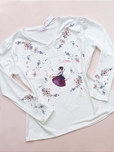 Blusa Mary Poppins Manga Longa