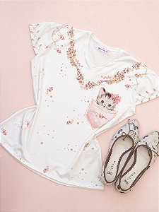 Blusa Gatinho no Bolso
