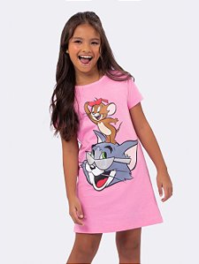 CAMISOLA MANGA CURTA TOM AND JERRY